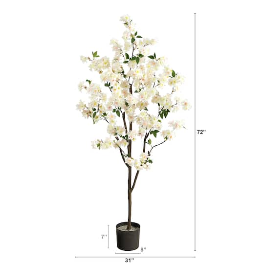 6ft. Potted White Cherry Blossom Tree